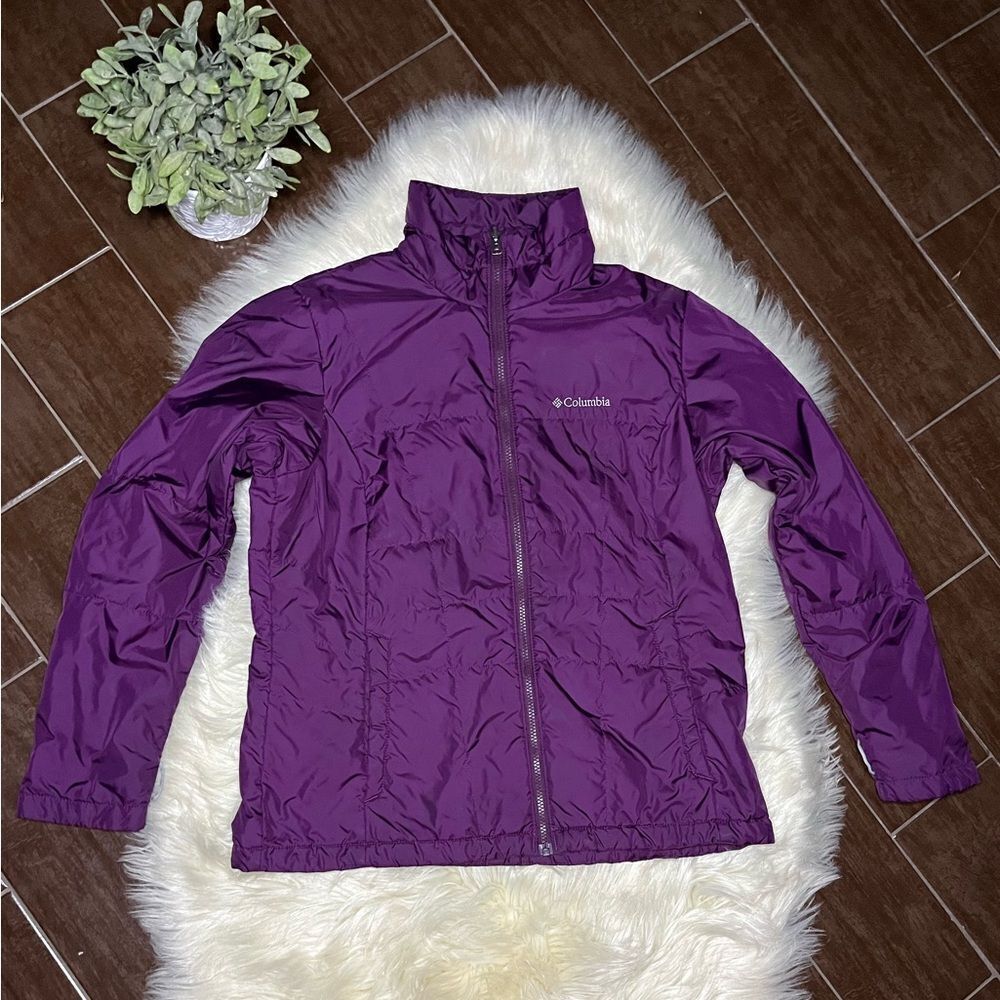 Columbia thermal coil purple Jacket Sz large